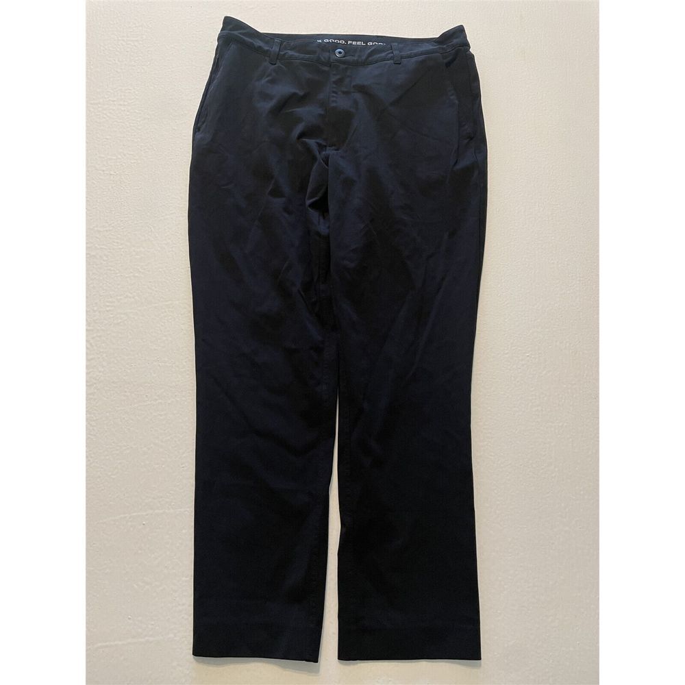 True Classic 34 x 38 Black Performance 4-Way Stretch Zip‎ Pocket Commuter Pants